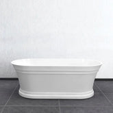 Hampton Style Oval Freestanding Bath 1500 / 1700 mm - Gloss White
